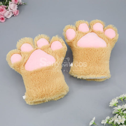 【In Stock】Cat Paw Gloves Cosplay Props Light Tan Prop