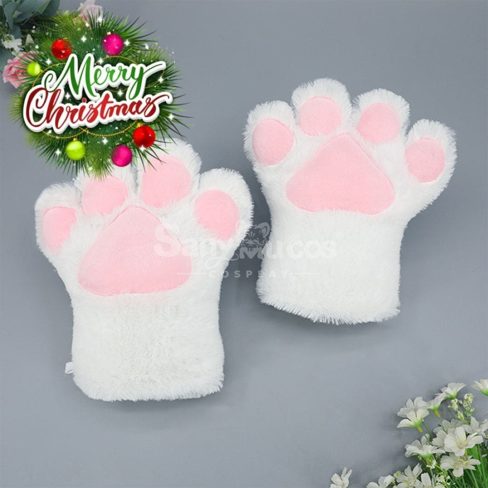 【In Stock】Cat Paw Gloves Cosplay Props White Prop