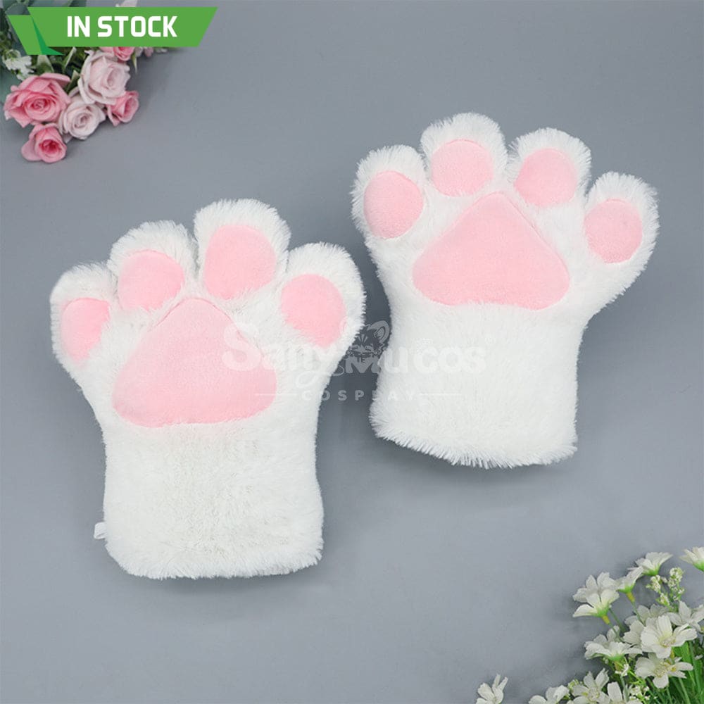 【In Stock】Cat Paw Gloves Cosplay Props White Prop