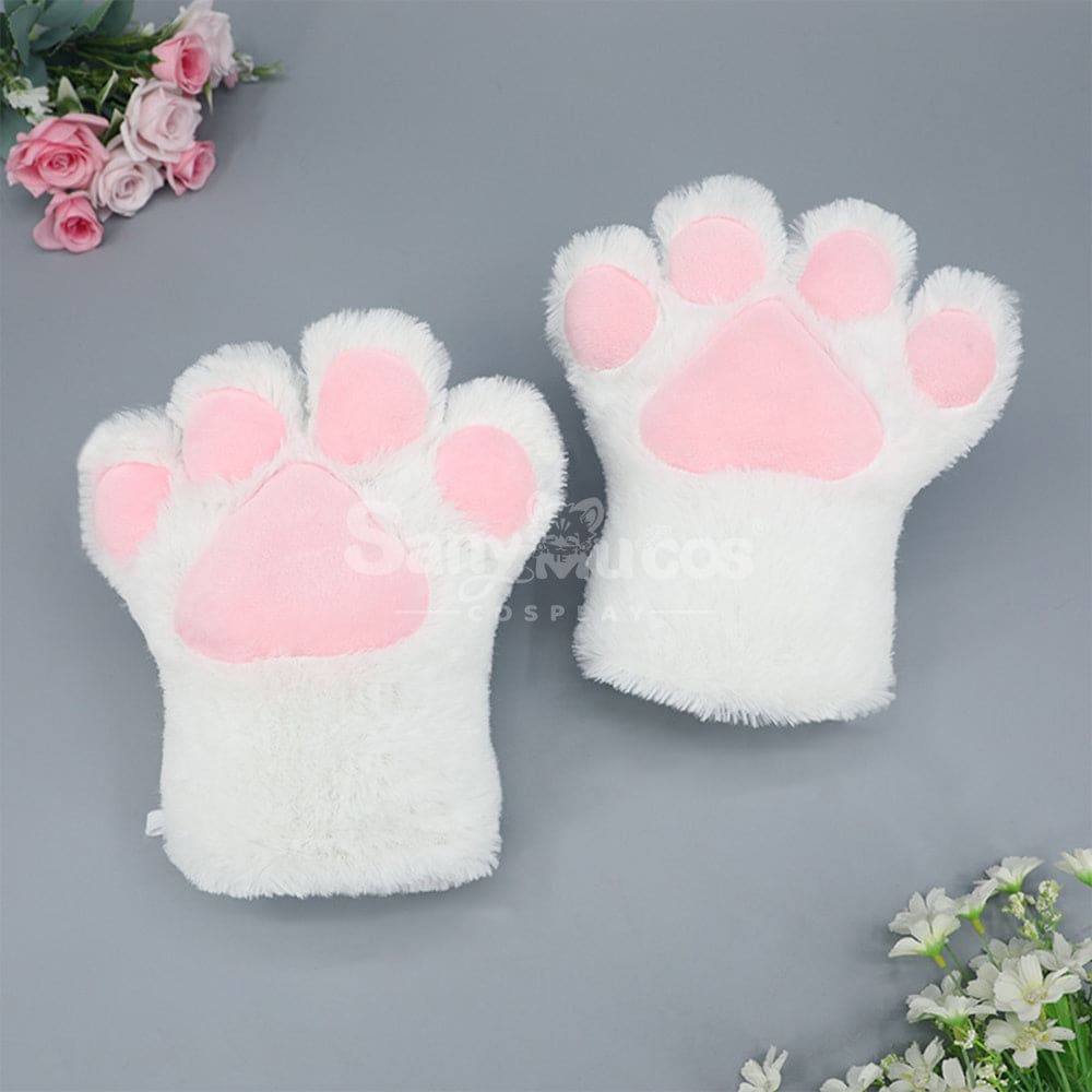 【In Stock】Cat Paw Gloves Cosplay Props White Prop