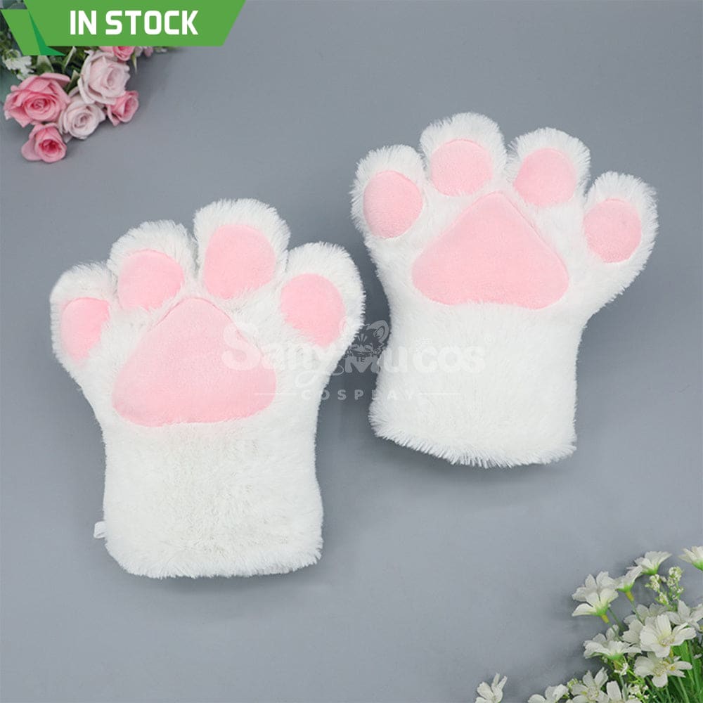 【In Stock】Cat Paw Gloves Cosplay Props White Prop