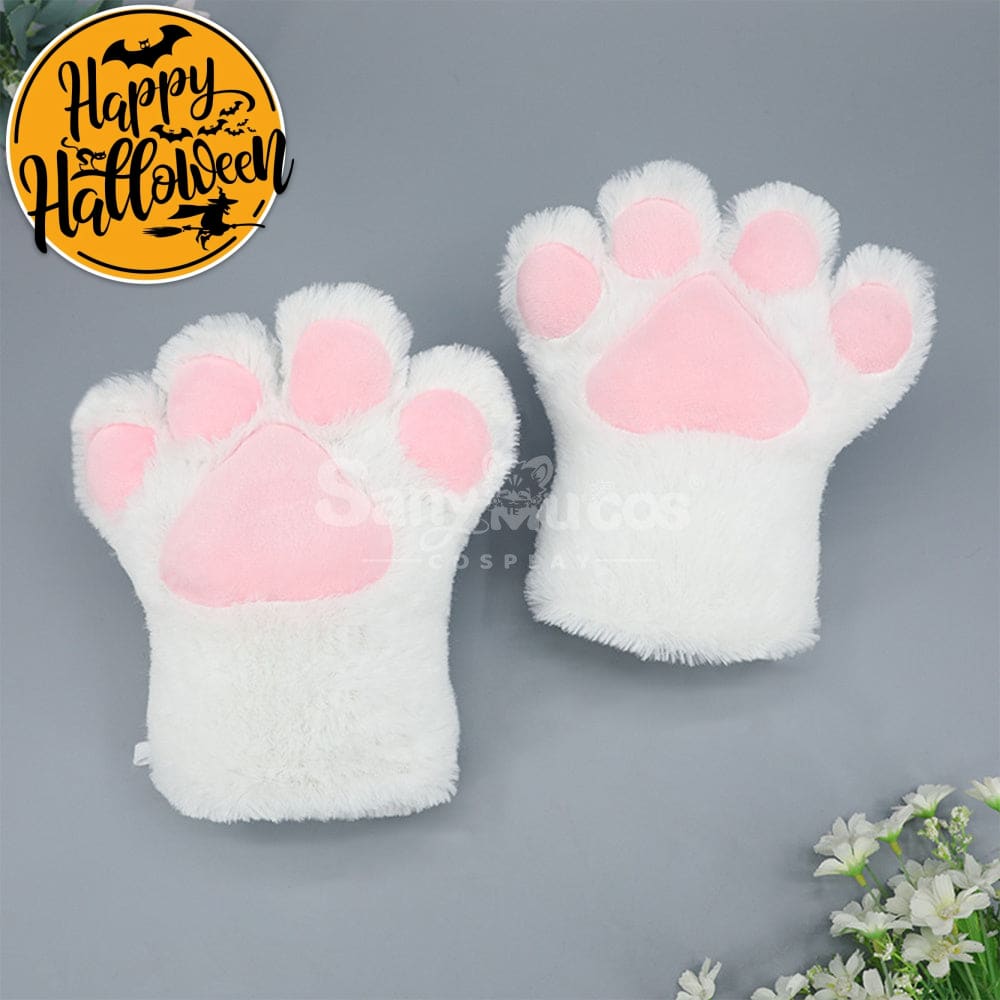 【In Stock】Cat Paw Gloves Cosplay Props White Prop