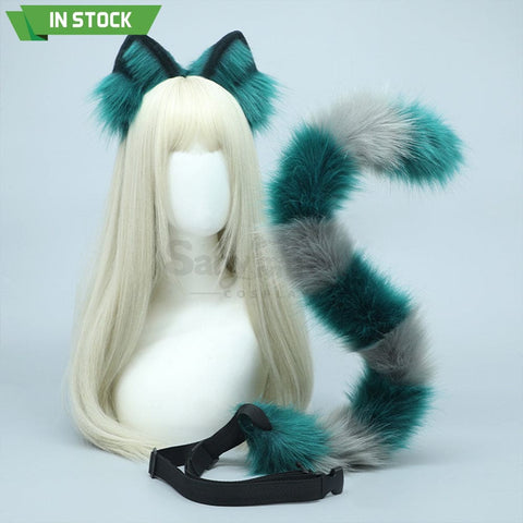 【In Stock】Cheshire Cat Ears & Tail Cosplay Props Prop