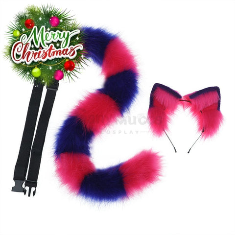 【In Stock】Cheshire Cat Ears & Tail Cosplay Props Prop