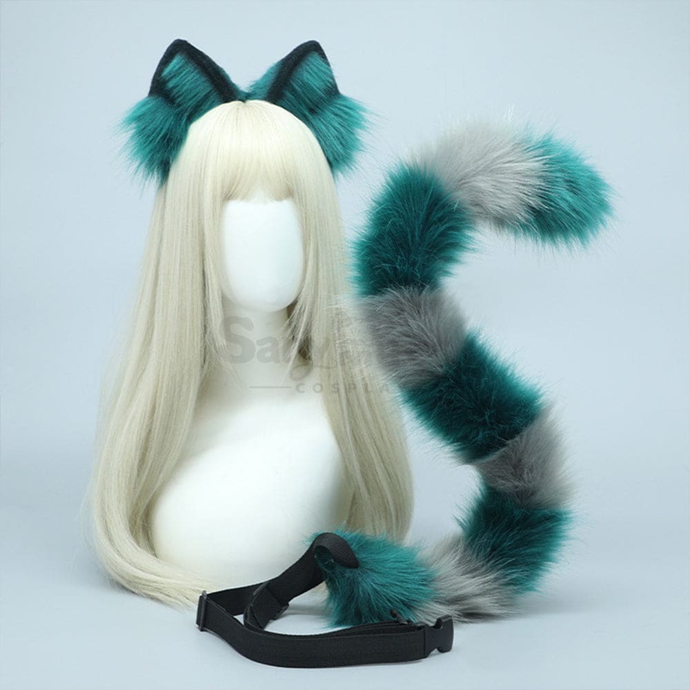 【In Stock】Cheshire Cat Ears & Tail Cosplay Props Prop