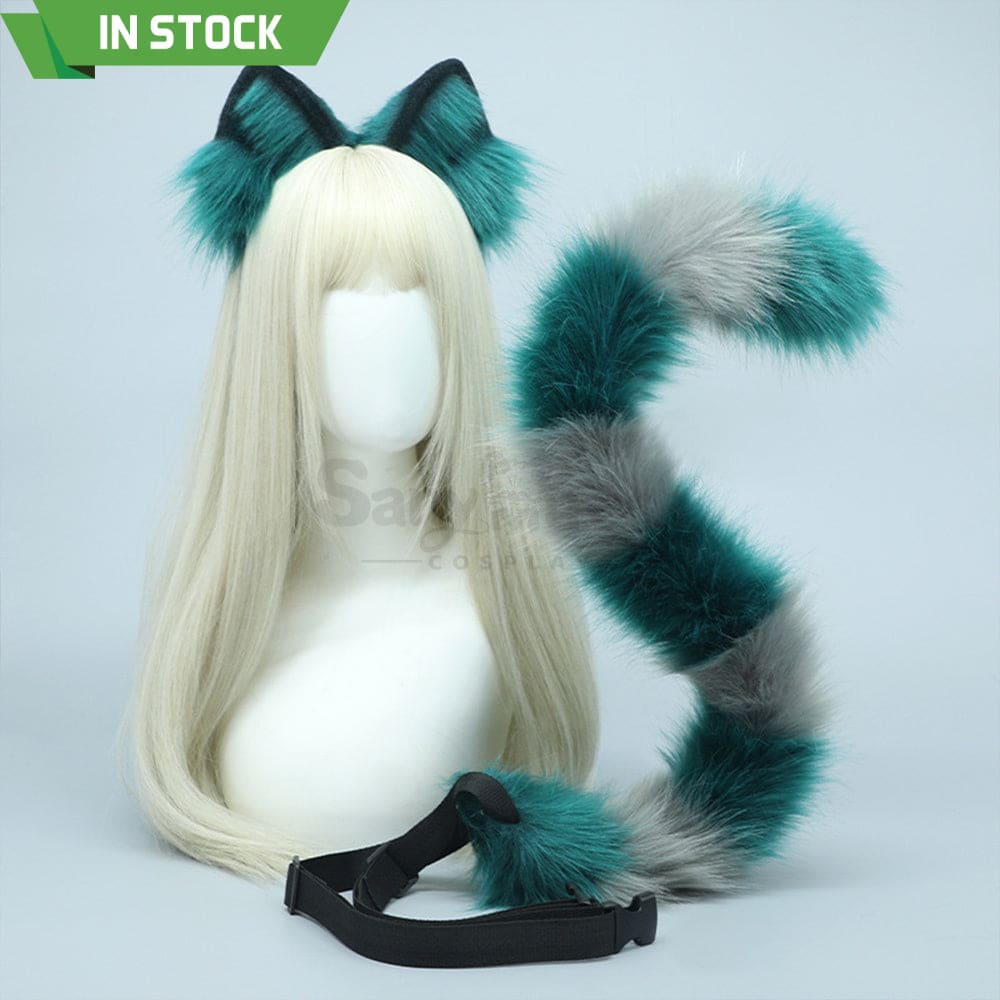 【In Stock】Cheshire Cat Ears & Tail Cosplay Props Prop