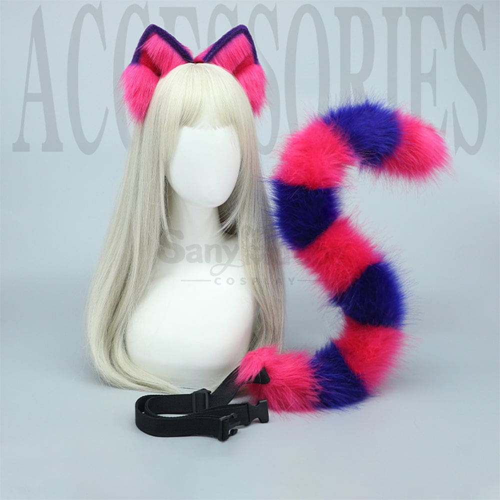 【In Stock】Cheshire Cat Ears & Tail Cosplay Props Prop