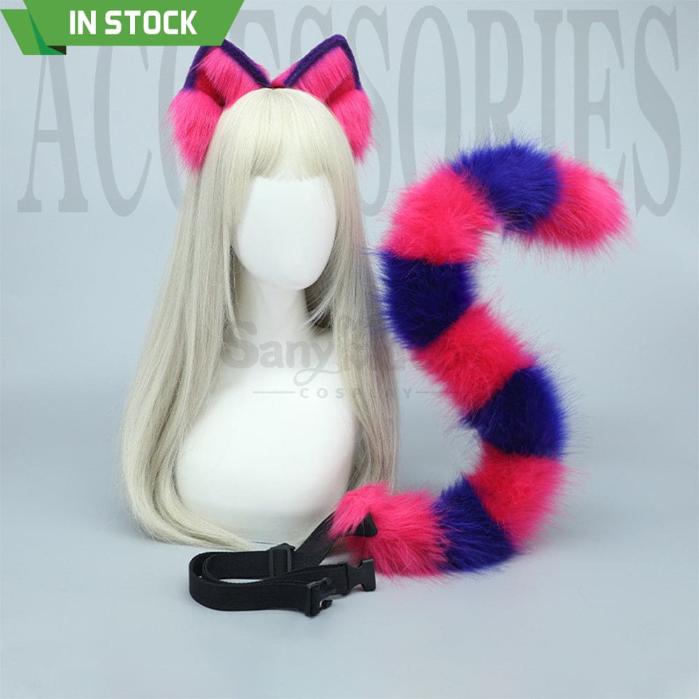 【In Stock】Cheshire Cat Ears & Tail Cosplay Props Prop