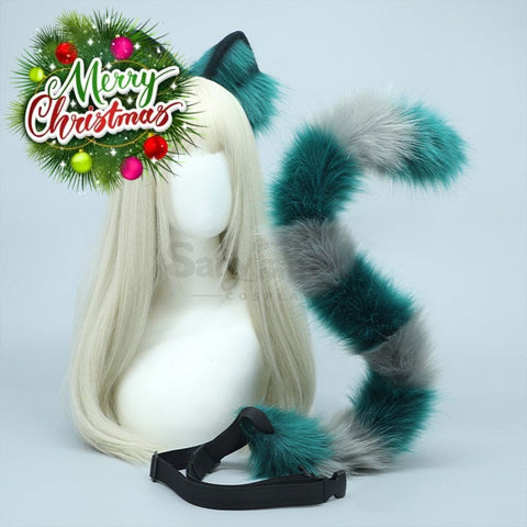 【In Stock】Cheshire Cat Ears & Tail Cosplay Props Prop