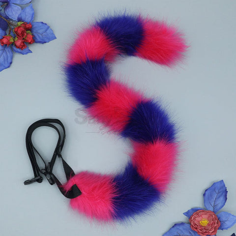 【In Stock】Cheshire Cat Ears & Tail Cosplay Props Rose Red Prop