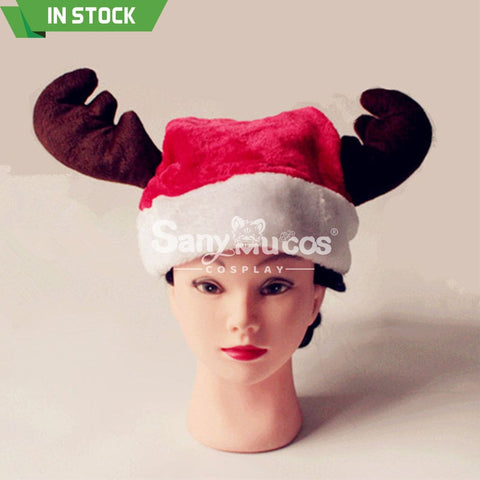 【In Stock】Christmas Cosplay Antlers Santa Hat Props Prop