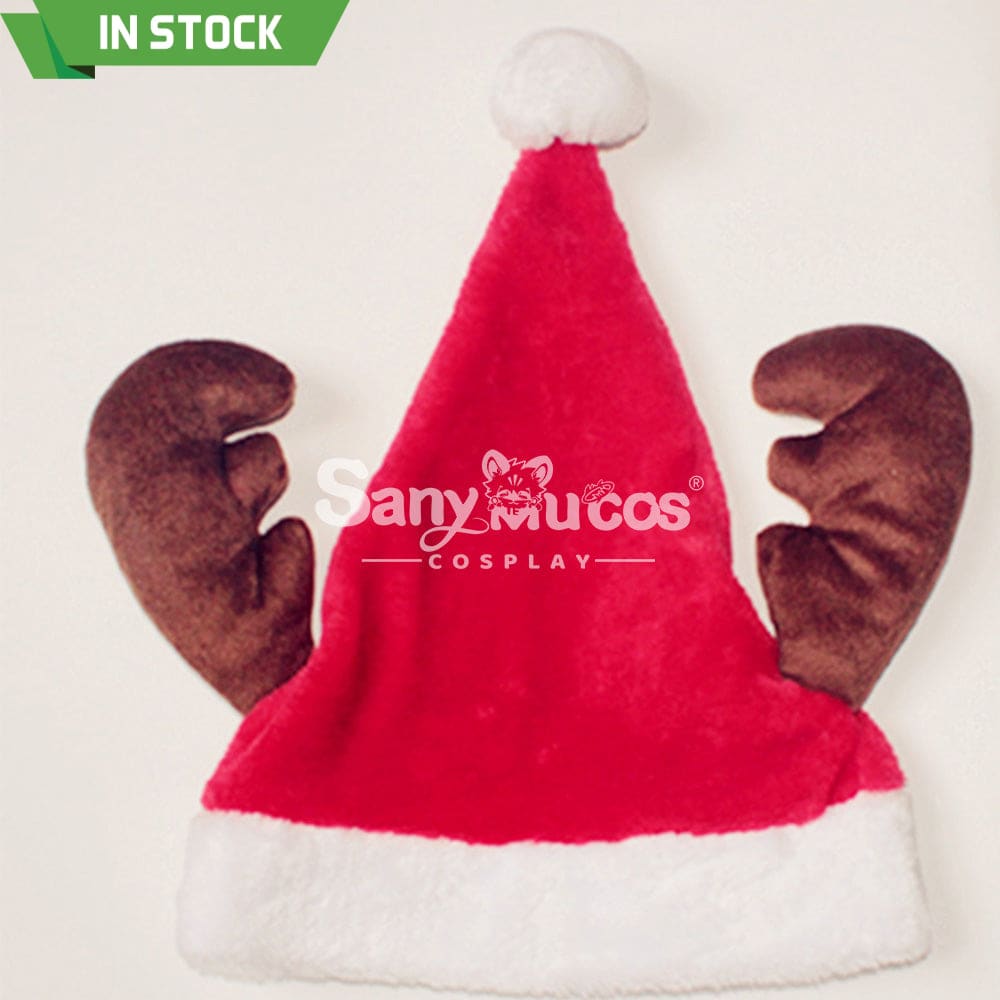 【In Stock】Christmas Cosplay Antlers Santa Hat Props Prop
