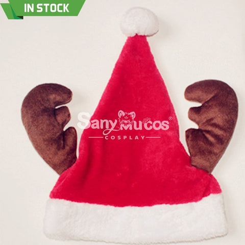 【In Stock】Christmas Cosplay Antlers Santa Hat Props Prop