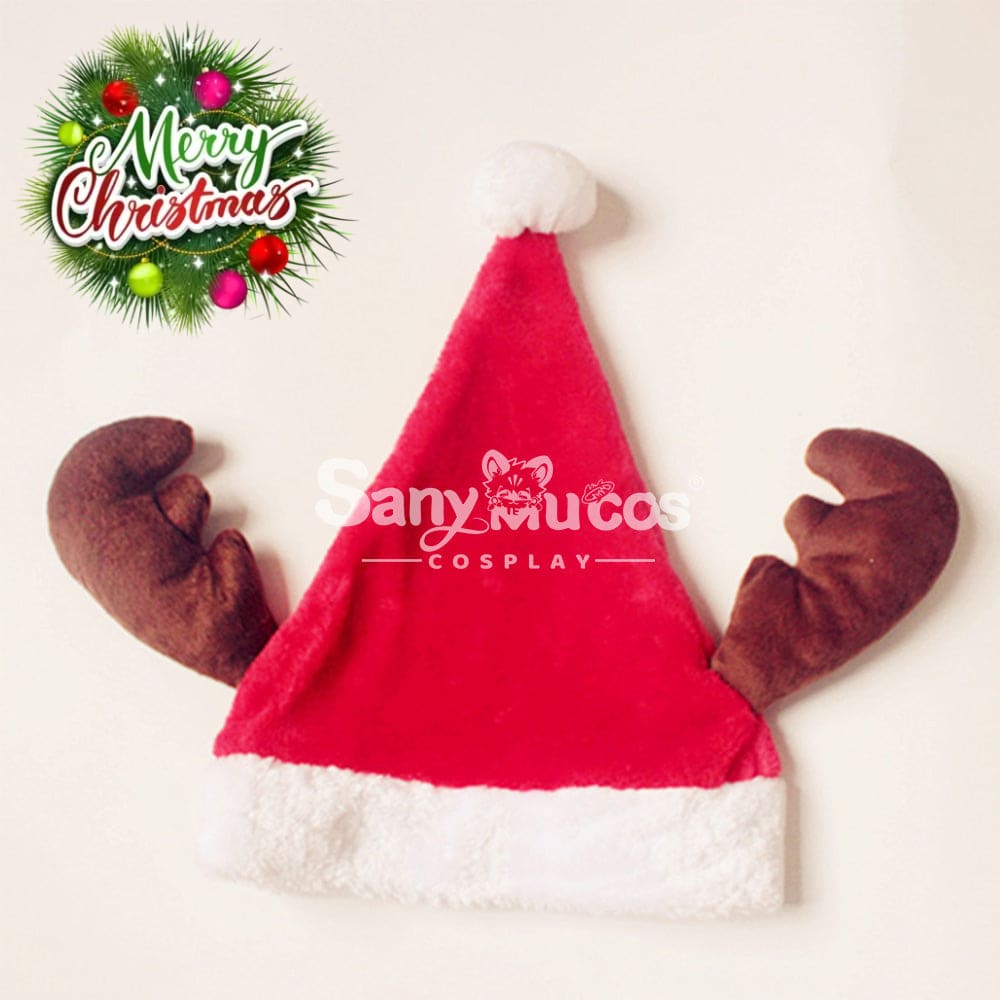 【In Stock】Christmas Cosplay Antlers Santa Hat Props Prop