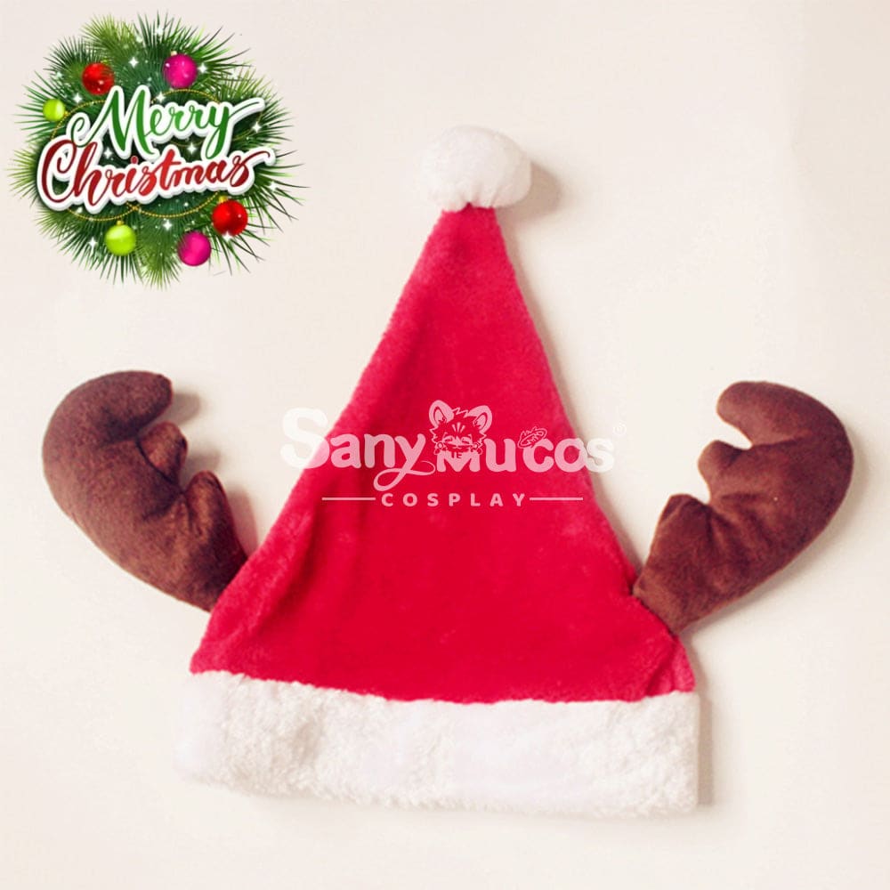 【In Stock】Christmas Cosplay Antlers Santa Hat Props Prop