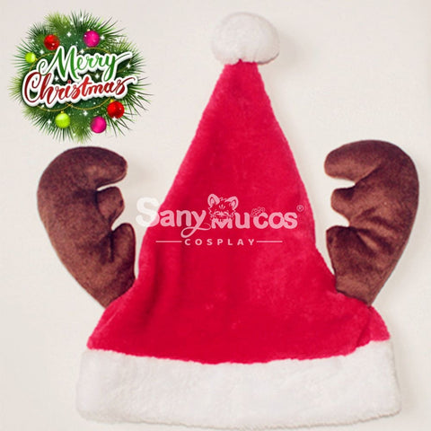 【In Stock】Christmas Cosplay Antlers Santa Hat Props Prop