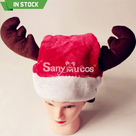 【In Stock】Christmas Cosplay Antlers Santa Hat Props Prop