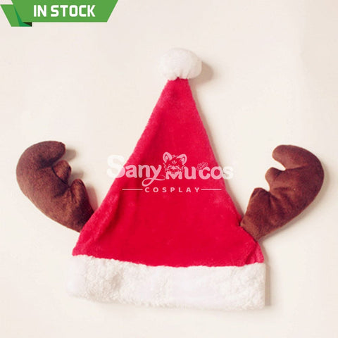 【In Stock】Christmas Cosplay Antlers Santa Hat Props Prop