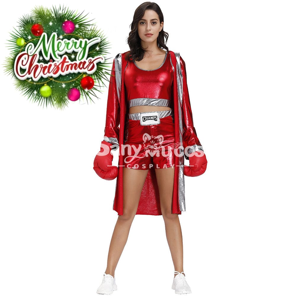 【In Stock】Christmas Cosplay Boxer Costume Costumes