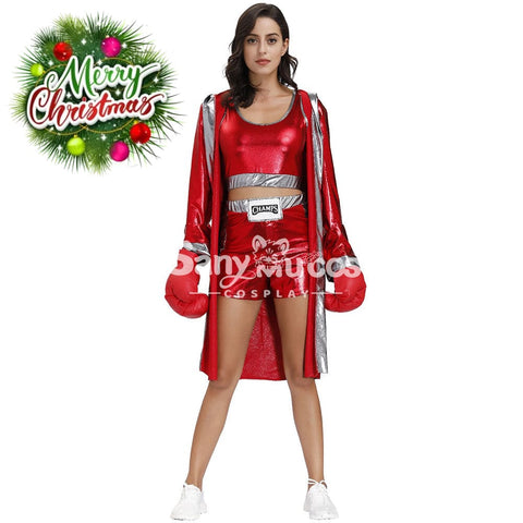 【In Stock】Christmas Cosplay Boxer Costume Costumes