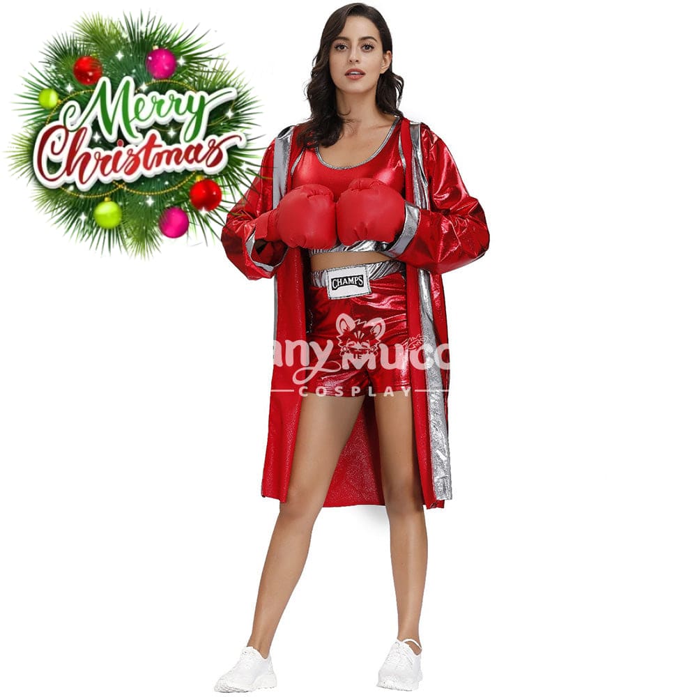 【In Stock】Christmas Cosplay Boxer Costume Costumes