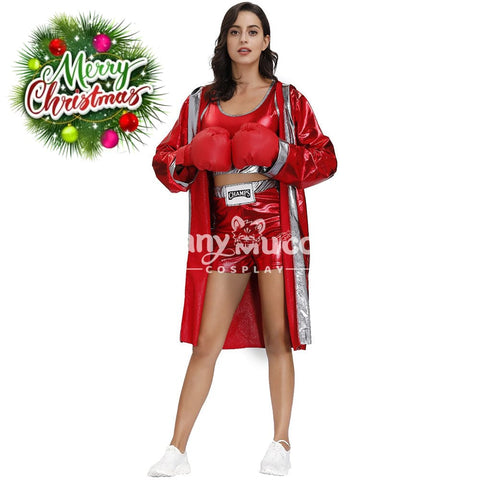 【In Stock】Christmas Cosplay Boxer Costume Costumes