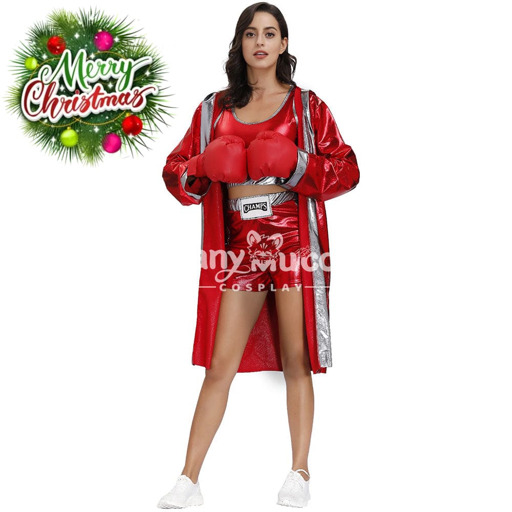 【In Stock】Christmas Cosplay Boxer Costume Costumes