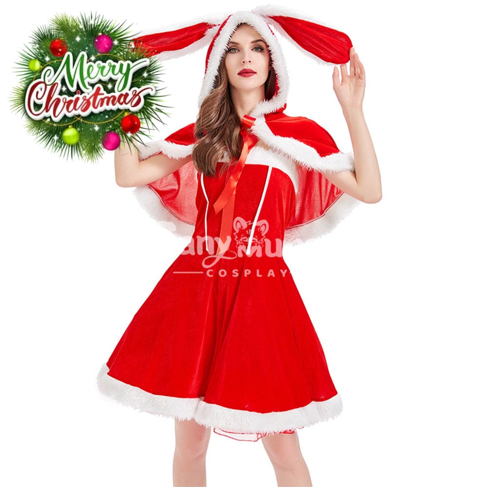 【In Stock】Christmas Cosplay Christmas Bunny Costume Costumes