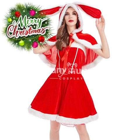 【In Stock】Christmas Cosplay Christmas Bunny Costume Costumes