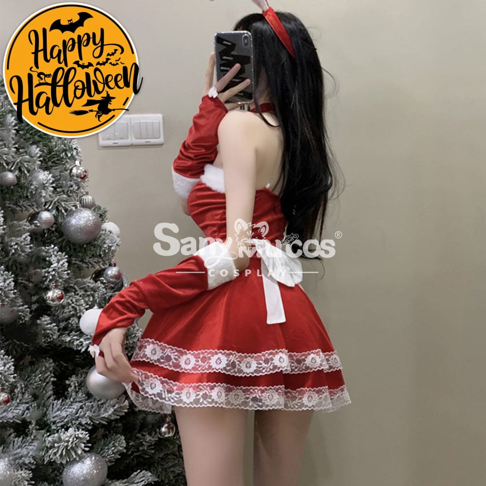【In Stock】Christmas Cosplay Bunny Girl Dress Costume Costumes