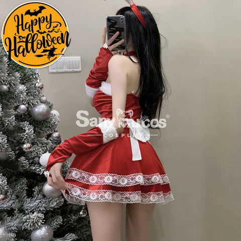 【In Stock】Christmas Cosplay Bunny Girl Dress Costume Costumes