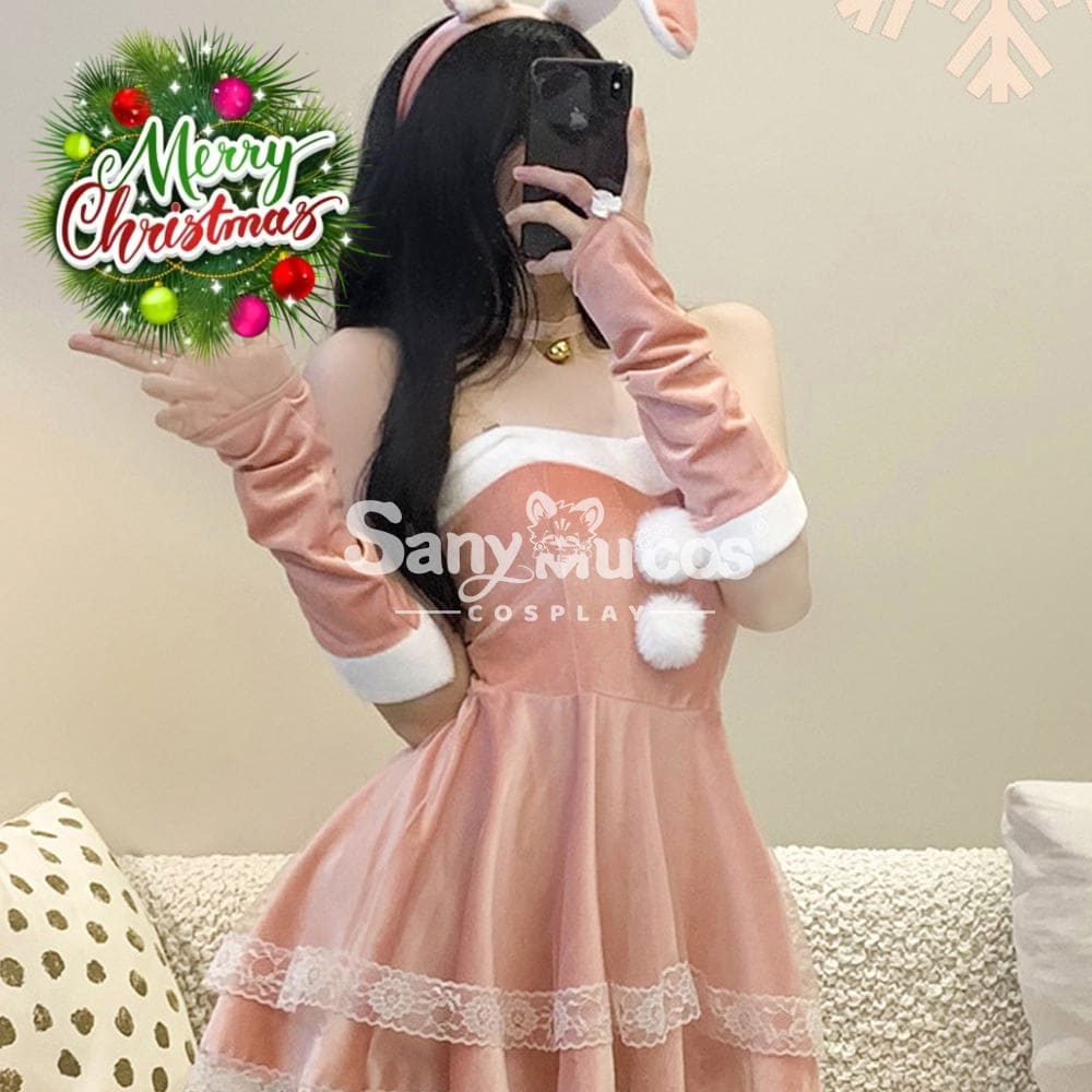 【In Stock】Christmas Cosplay Bunny Girl Dress Costume Costumes