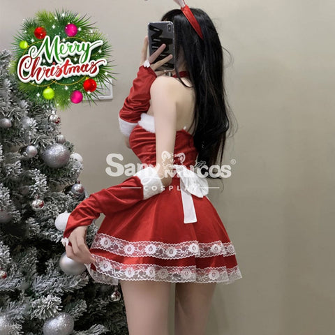 【In Stock】Christmas Cosplay Bunny Girl Dress Costume Costumes