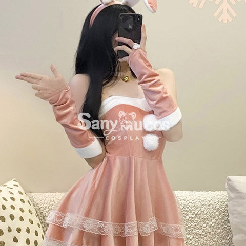 【In Stock】Christmas Cosplay Bunny Girl Dress Costume Costumes
