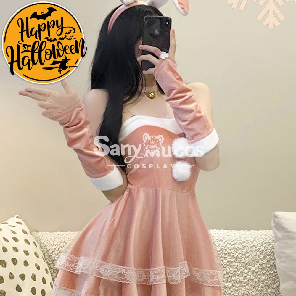 【In Stock】Christmas Cosplay Bunny Girl Dress Costume Costumes