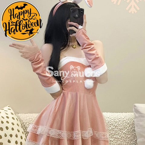 【In Stock】Christmas Cosplay Bunny Girl Dress Costume Costumes