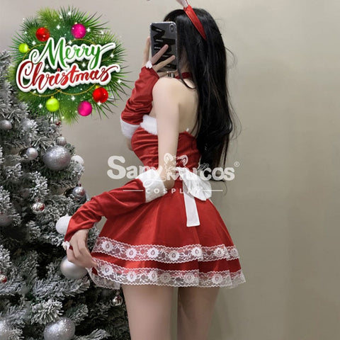 【In Stock】Christmas Cosplay Bunny Girl Dress Costume Costumes