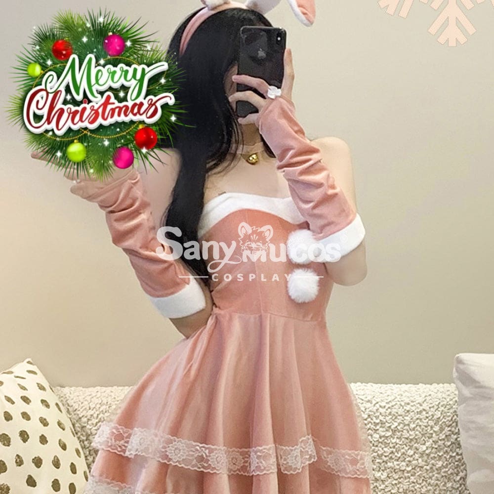 【In Stock】Christmas Cosplay Bunny Girl Dress Costume Costumes