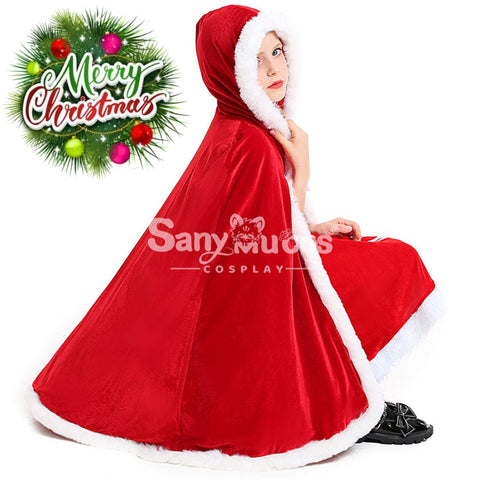 【In Stock】Christmas Cosplay Christmas Cape Costume Red Costumes