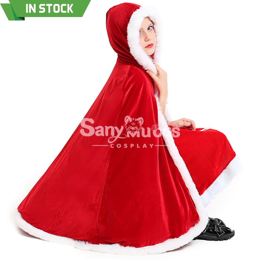 【In Stock】Christmas Cosplay Christmas Cape Costume Red Costumes