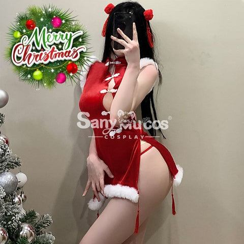 【In Stock】Christmas Cosplay Christmas Cheongsam Costume Costumes