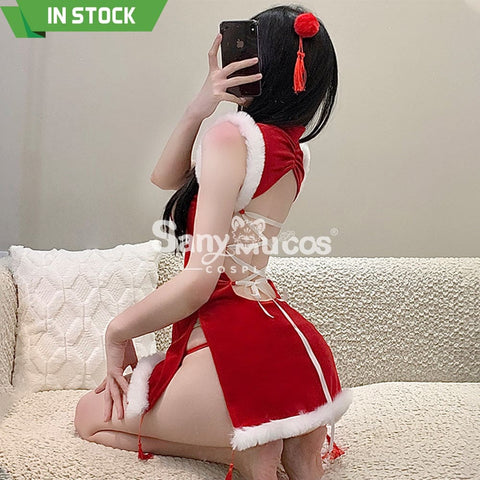 【In Stock】Christmas Cosplay Christmas Cheongsam Costume Costumes