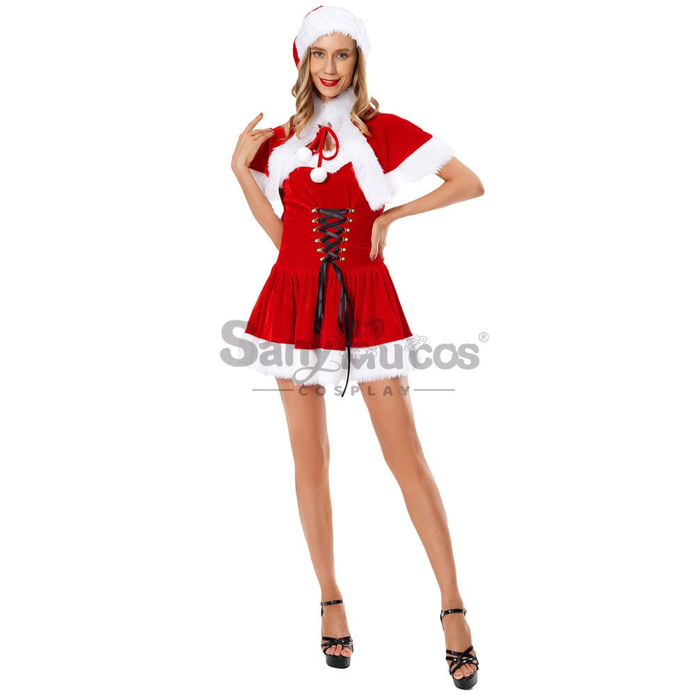 【In Stock】Christmas Cosplay Corset Dress Costume Costumes