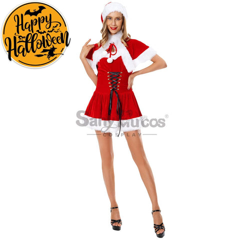 【In Stock】Christmas Cosplay Corset Dress Costume Costumes