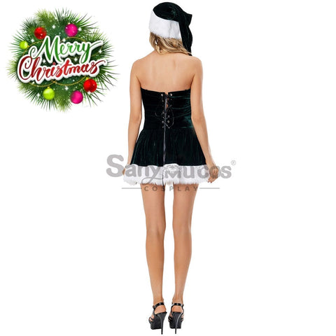 【In Stock】Christmas Cosplay Corset Dress Costume Costumes