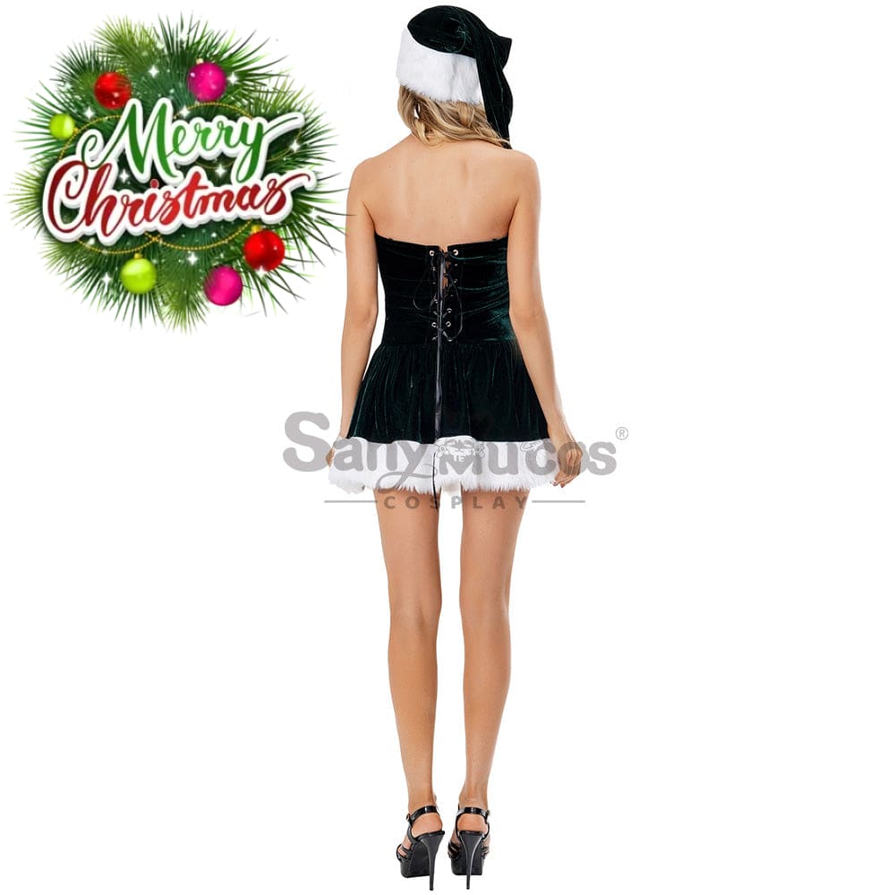 【In Stock】Christmas Cosplay Corset Dress Costume Costumes