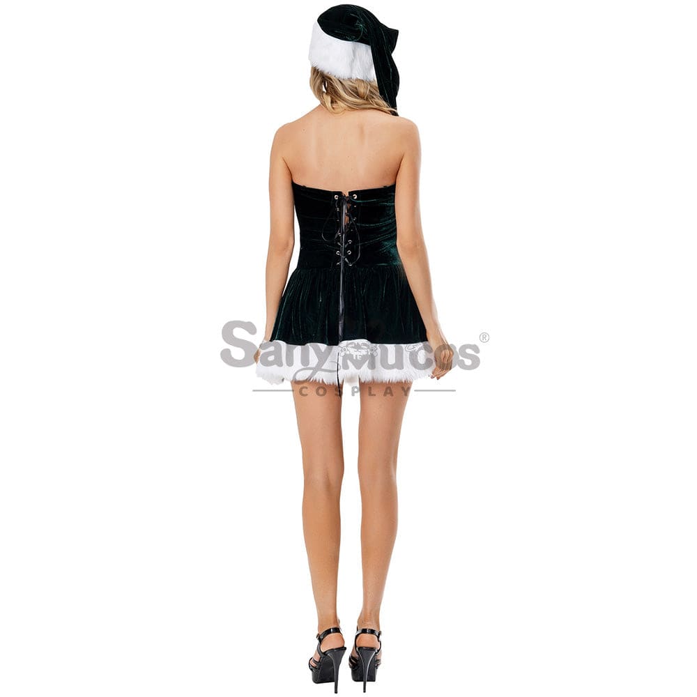 【In Stock】Christmas Cosplay Corset Dress Costume Costumes