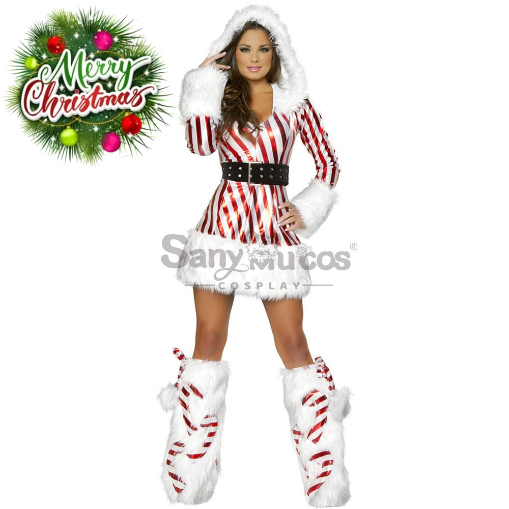 【In Stock】Christmas Cosplay Christmas Disco Dress Costume Costumes