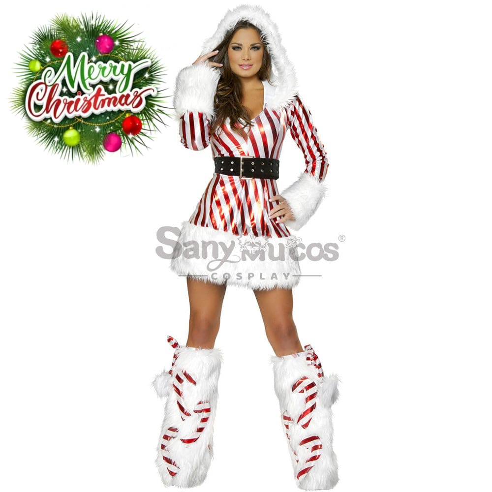 【In Stock】Christmas Cosplay Christmas Disco Dress Costume Costumes