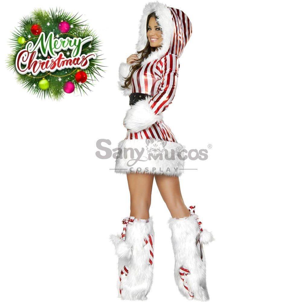 【In Stock】Christmas Cosplay Christmas Disco Dress Costume Costumes